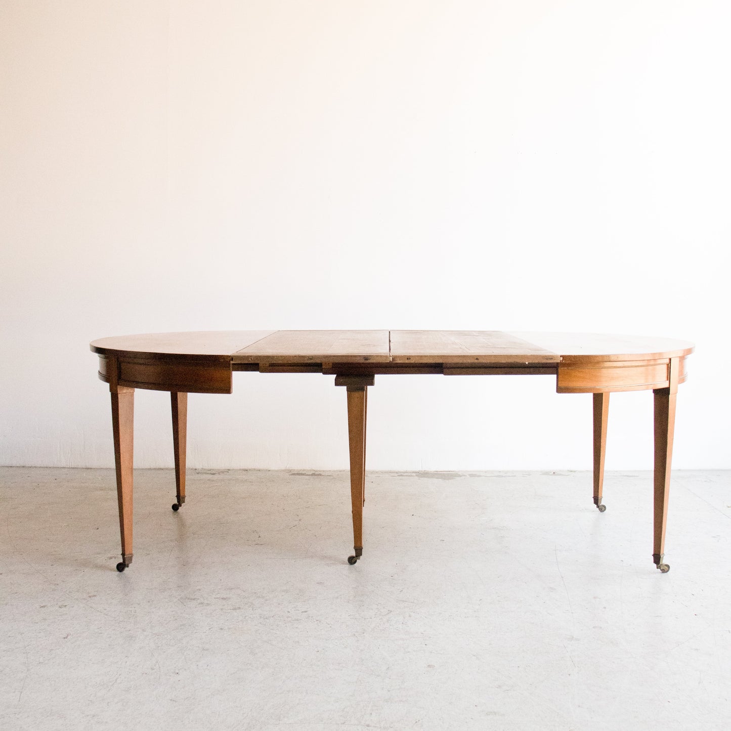 Louis XVI Extending Table with Brass Accent