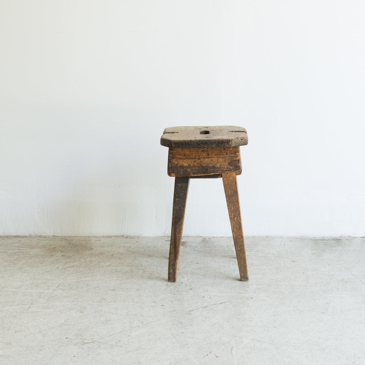 Rustic Wood Stool