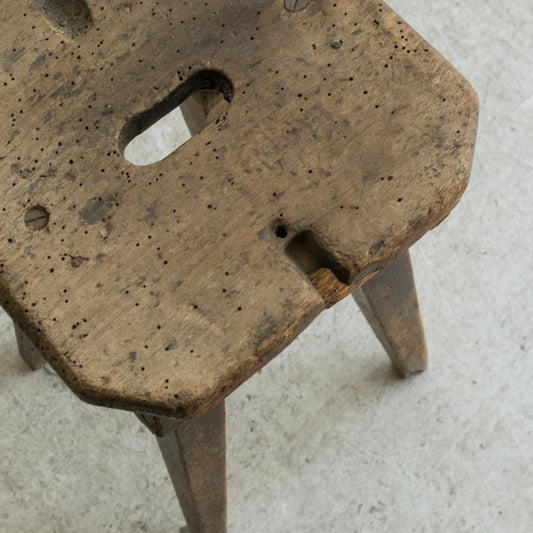 Rustic Wood Stool