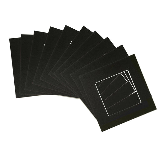 6 x 6 Picture Mount for 10 x 10 Frame - Pack of 10
